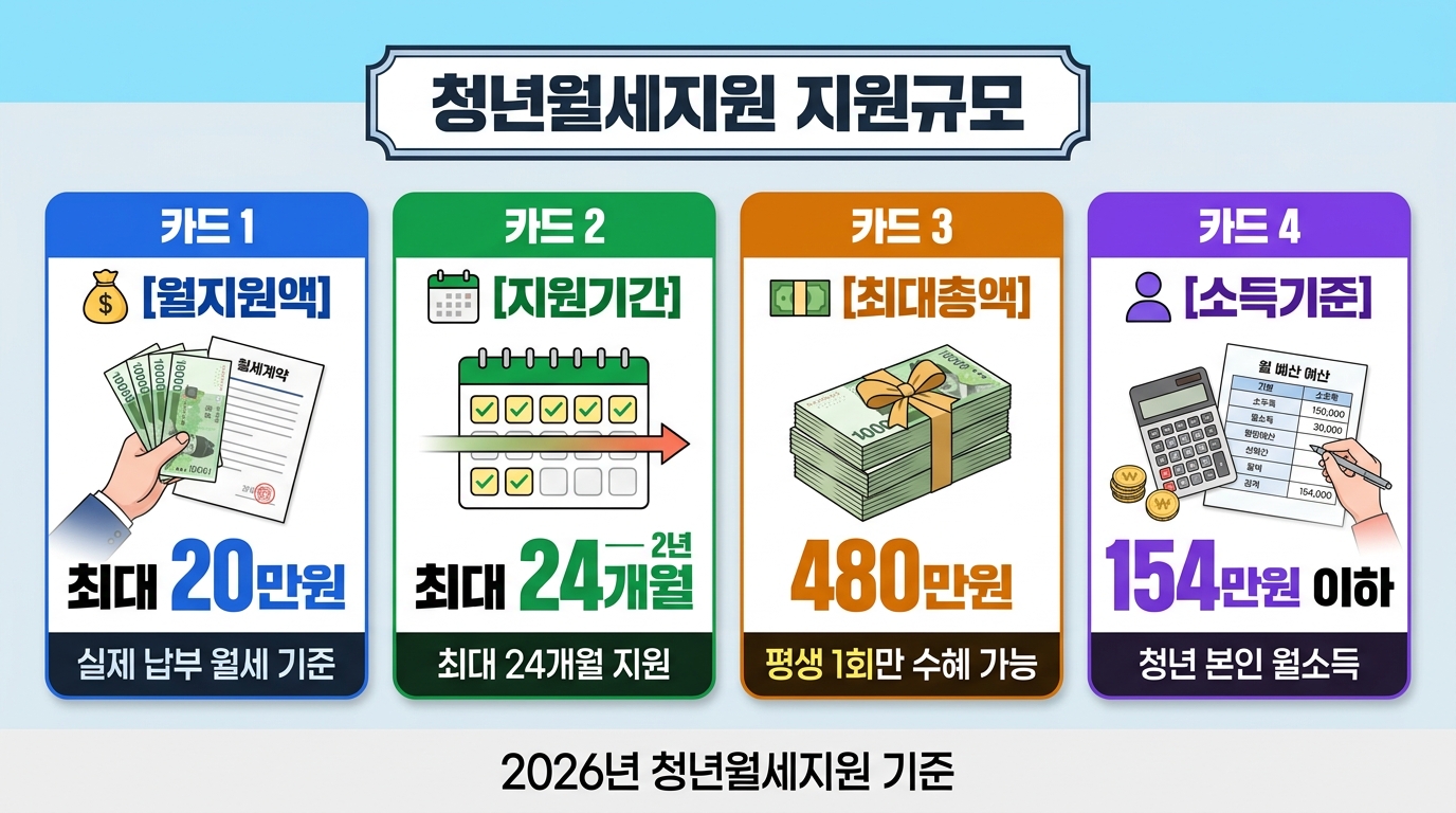청년월세지원 지원규모